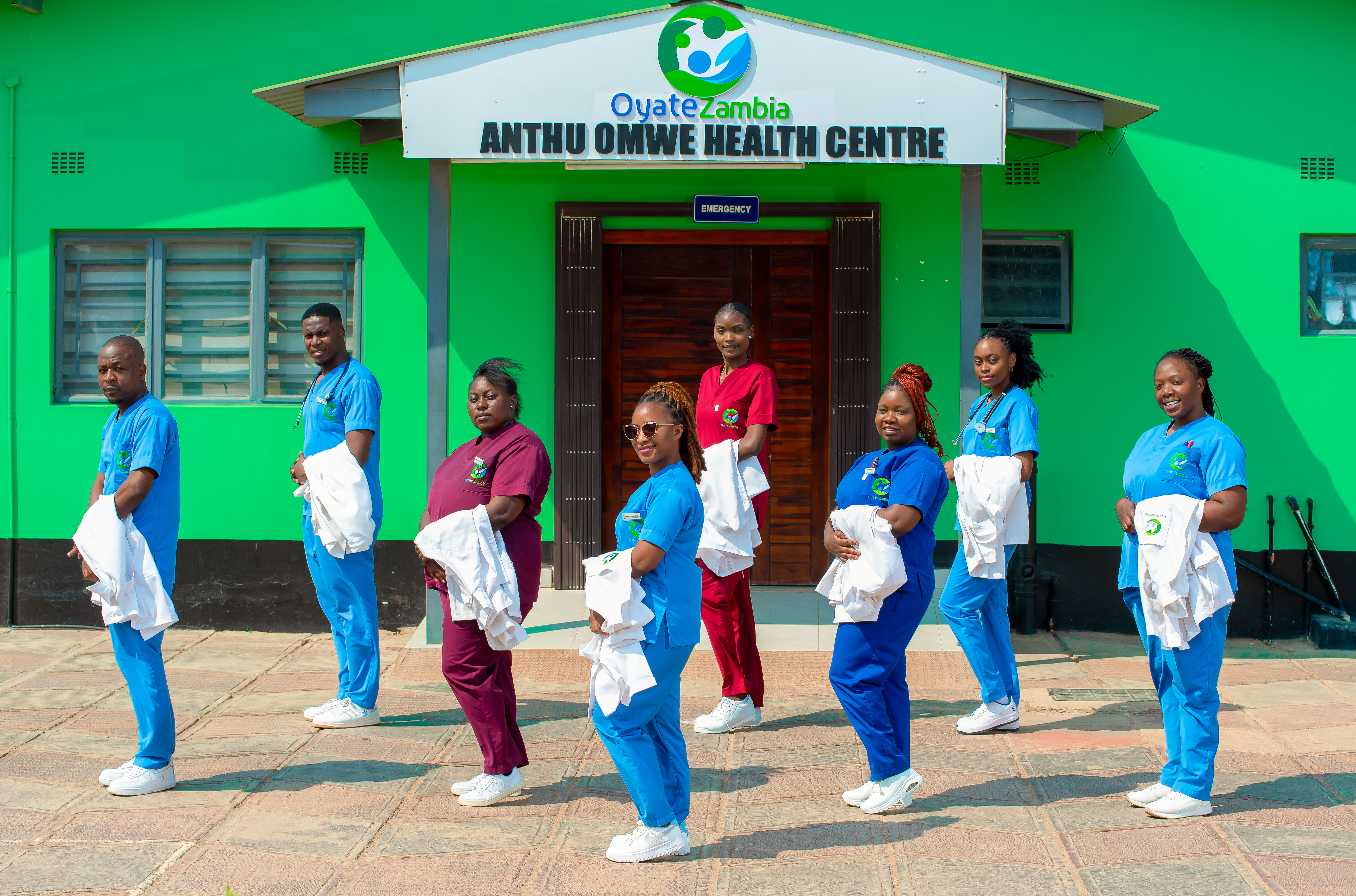 Clinicians at Anthu Omwe Health Center