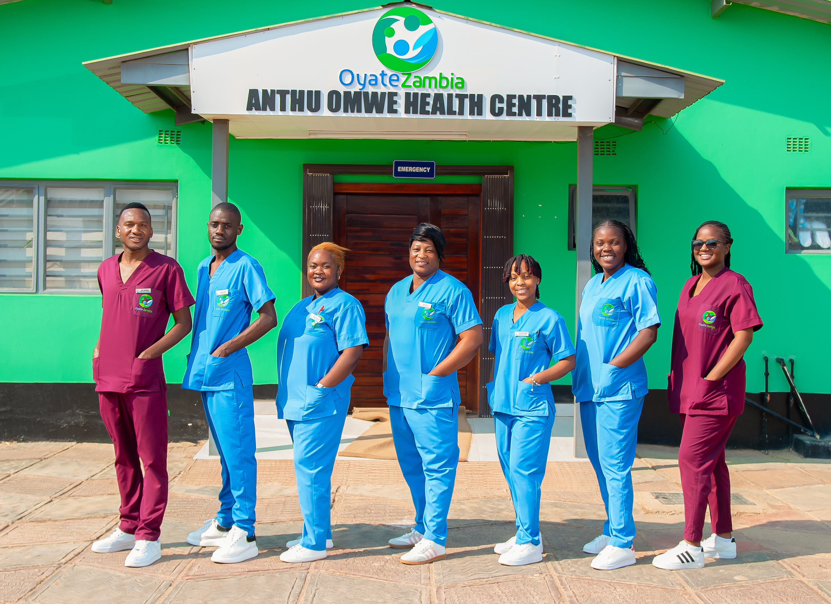 Front Desk at Anthu Omwe Health Center