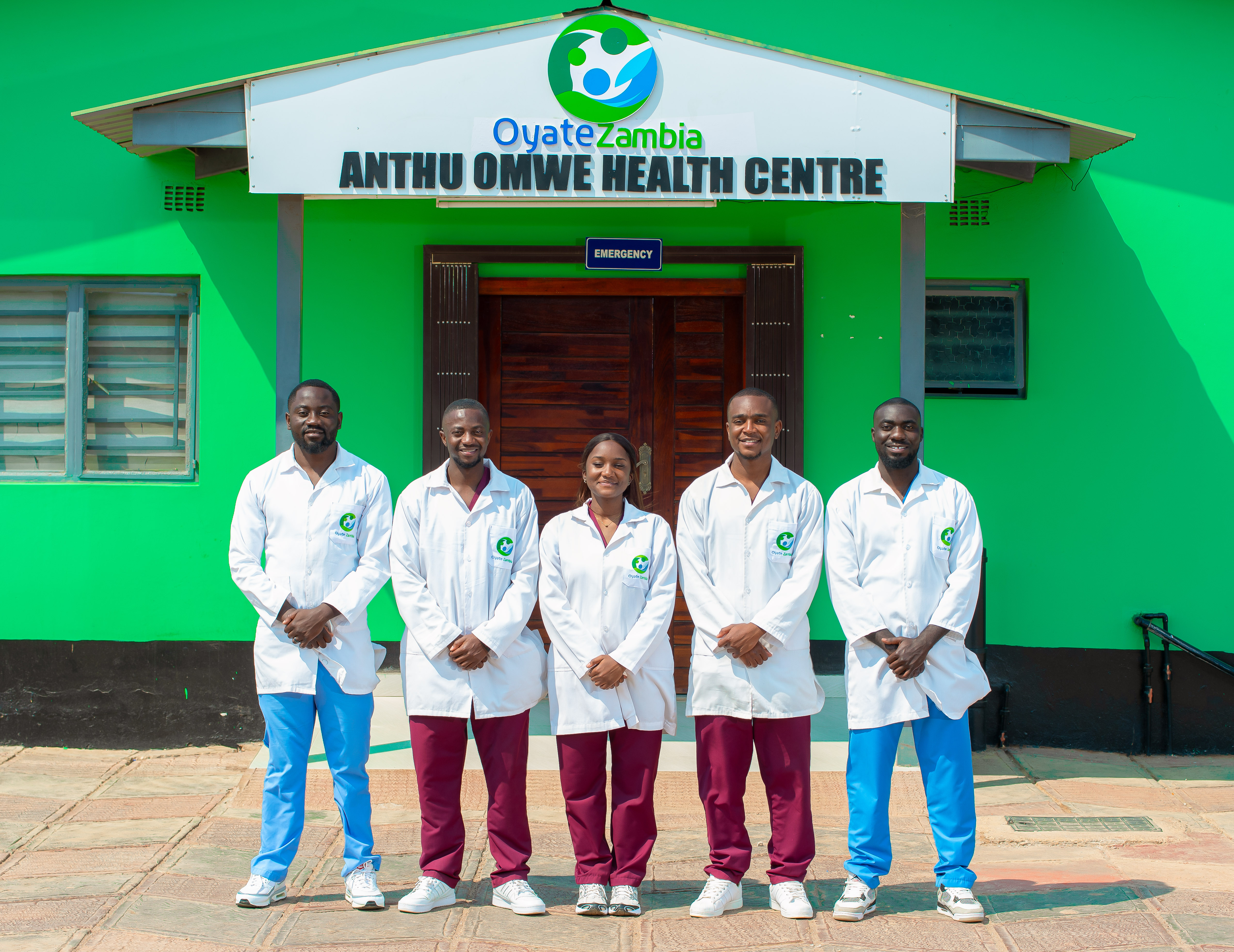 Laboratory Technicians at Anthu Omwe Health Center