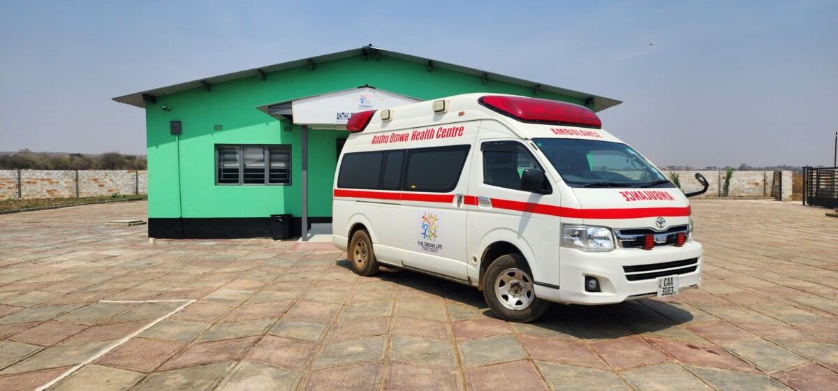 The Anthu Omwe Health Center ambulance