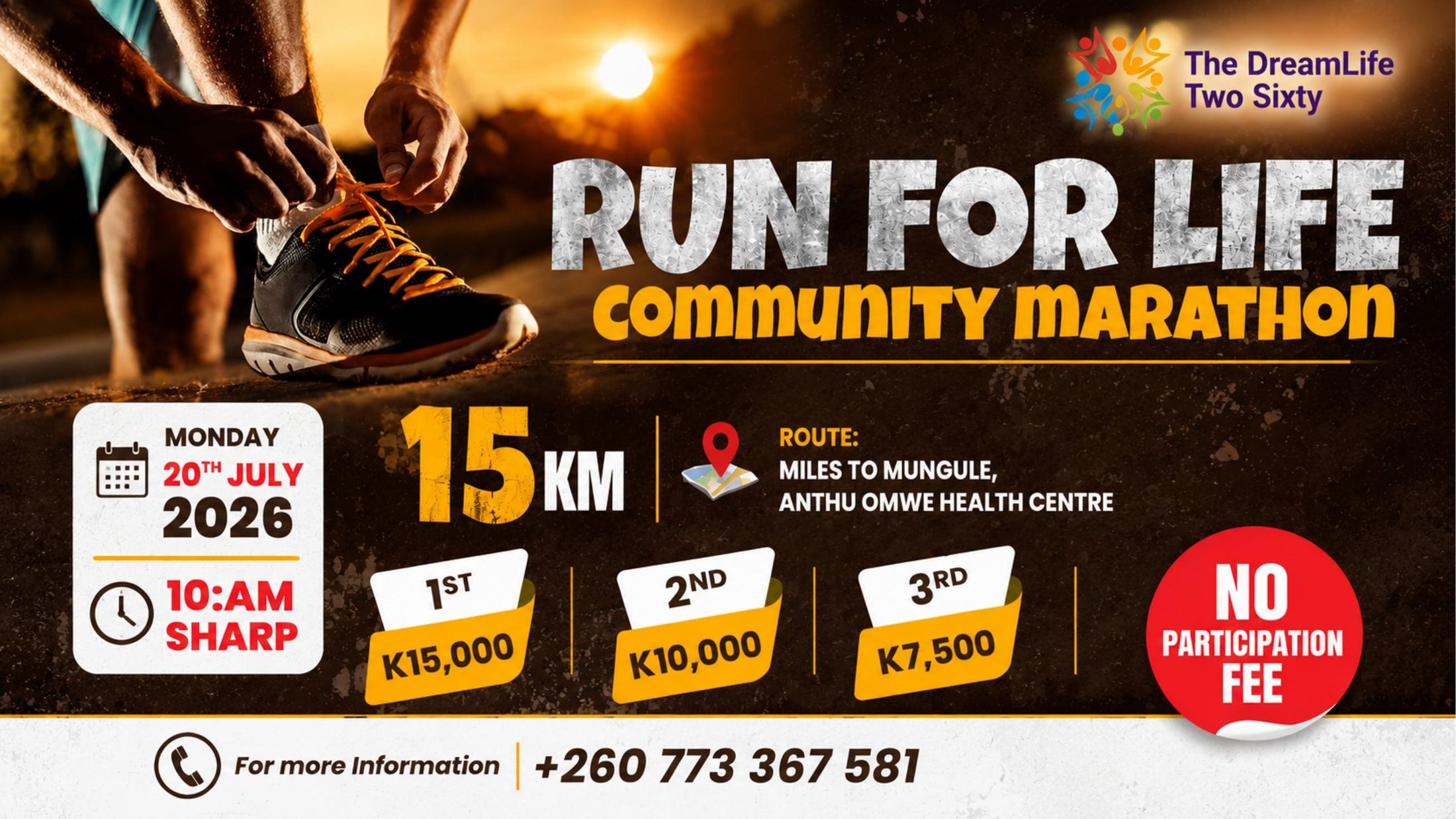 Official Launch of the Run For Life Marathon